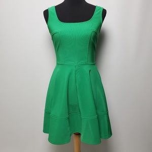 Lulus Green Apron Dress Size Small